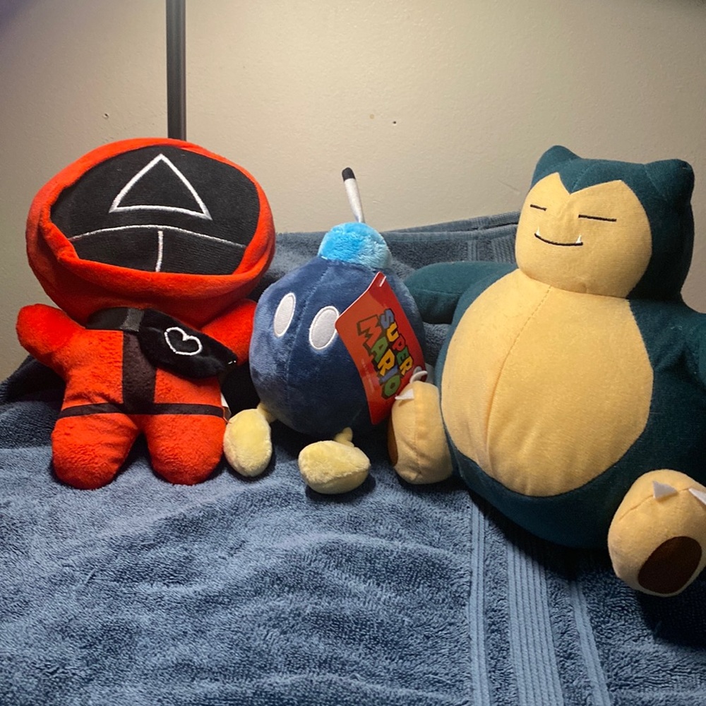 Super Mario, Pokémon and Squid Game Plushes!!